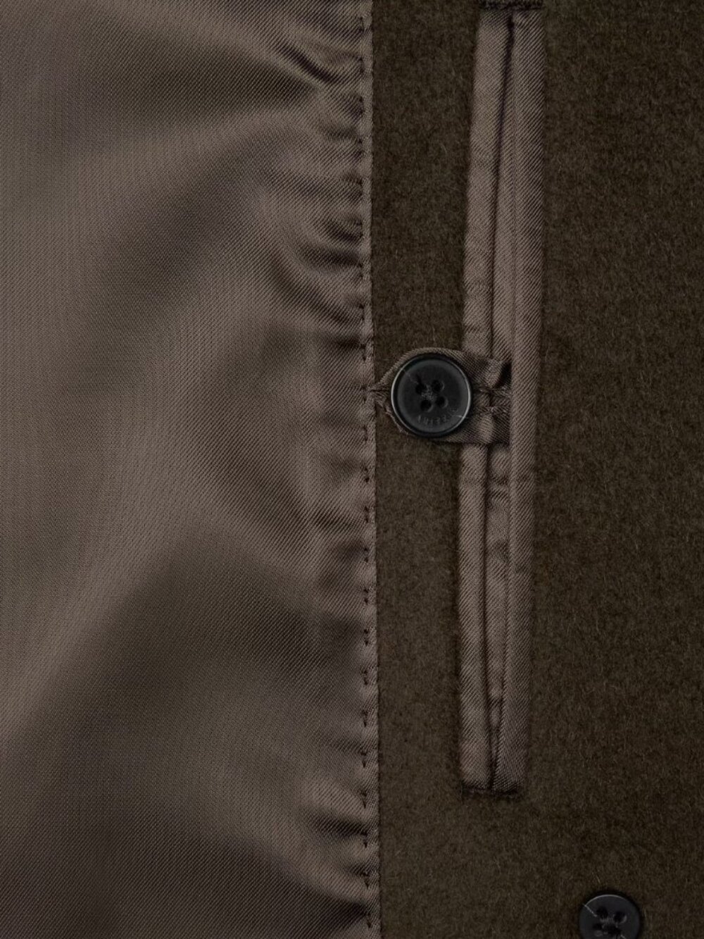 Aritzia Babaton The Slouch Coat Italian Camel Wool Brown Size L Retail $375.00 - Picture 16 of 16